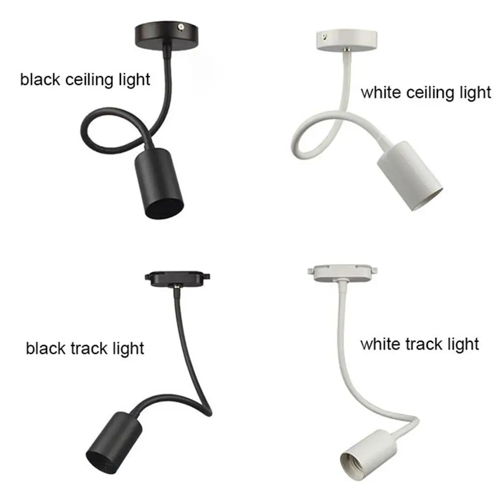DecorBites™ LED Flex Track Light for Clothing Stores - Black White Bendable Rod Bend Lighting
