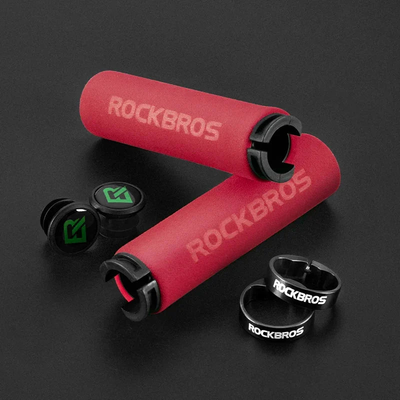 ROCKBROS Cycling Grips: Boost Ride Comfort & Control!