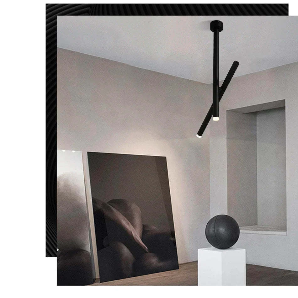 DecorBites™ Adjustable Double Angle LED Ceiling Spotlights for Kitchen, Dining Room, Bar, Shop