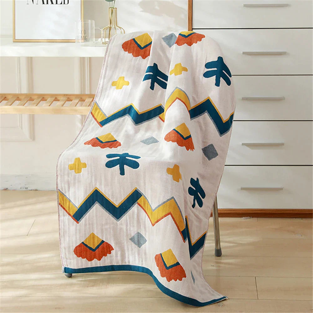 DecorBites™ Cotton Gauze Bath Towel -different styles