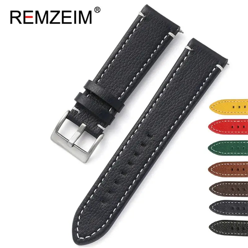 Samsung Galaxy Watch Leather Strap - Premium Classic Design