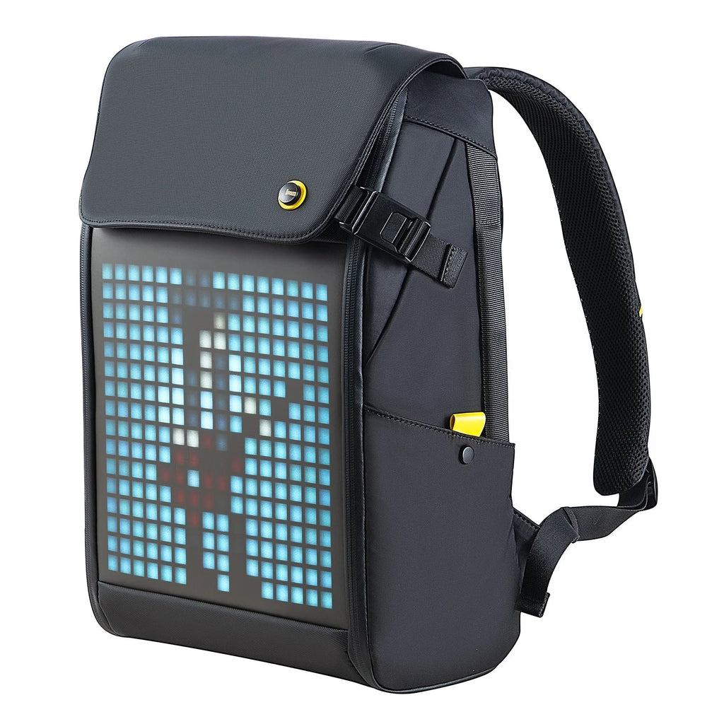 DecorBites™ 15" Waterproof RGB LED Screen School Backpack with Laptop Compartment