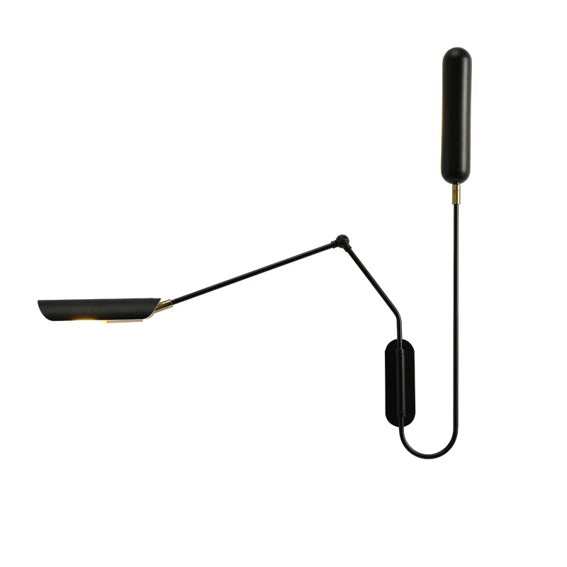 DecorBites™ Industrial Loft Wall Lamp: Creative Long Arm Bedside Reading Light