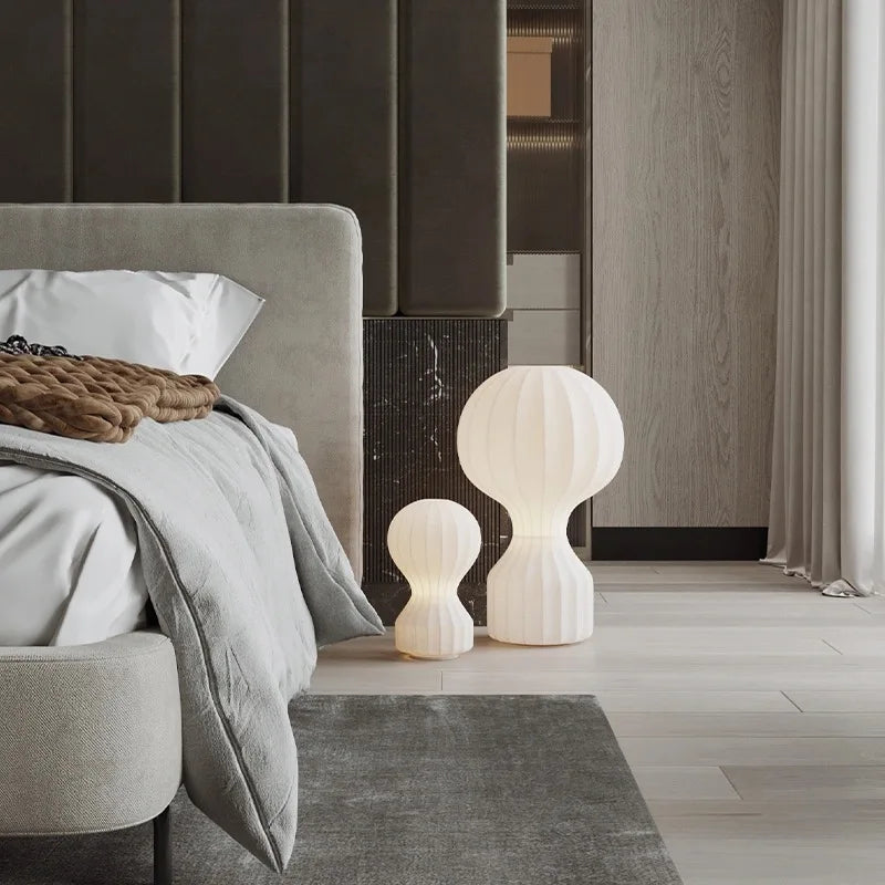 DecorBites™ Gatto Silk Table Lamp Modern Minimalist Bedroom LED