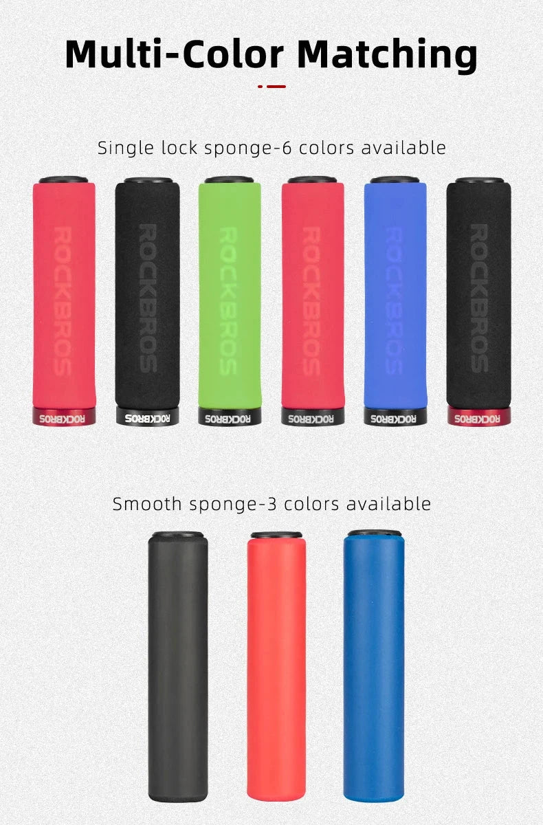 ROCKBROS Cycling Grips: Boost Ride Comfort & Control!