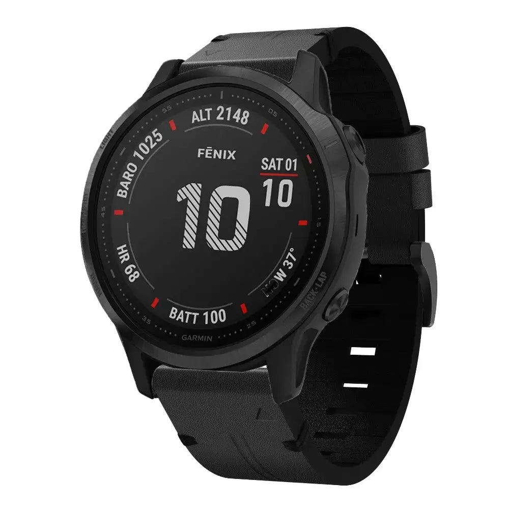 Garmin Soft Leather Band - QuickFit Stylish Upgrade