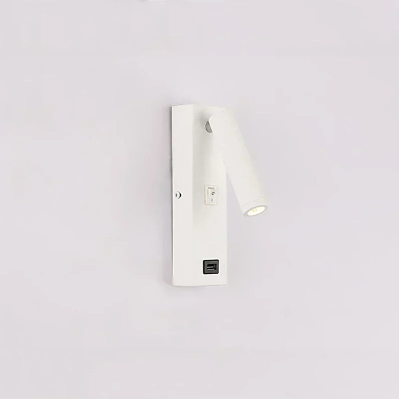 DecorBites™ LED Wall Light Switch Bedroom Indoor USB Night Reading Sconce Luminaria