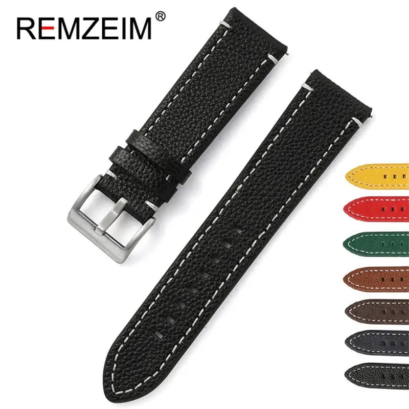 Samsung Galaxy Watch Leather Strap - Premium Classic Design