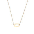 Hammered Circle Necklace