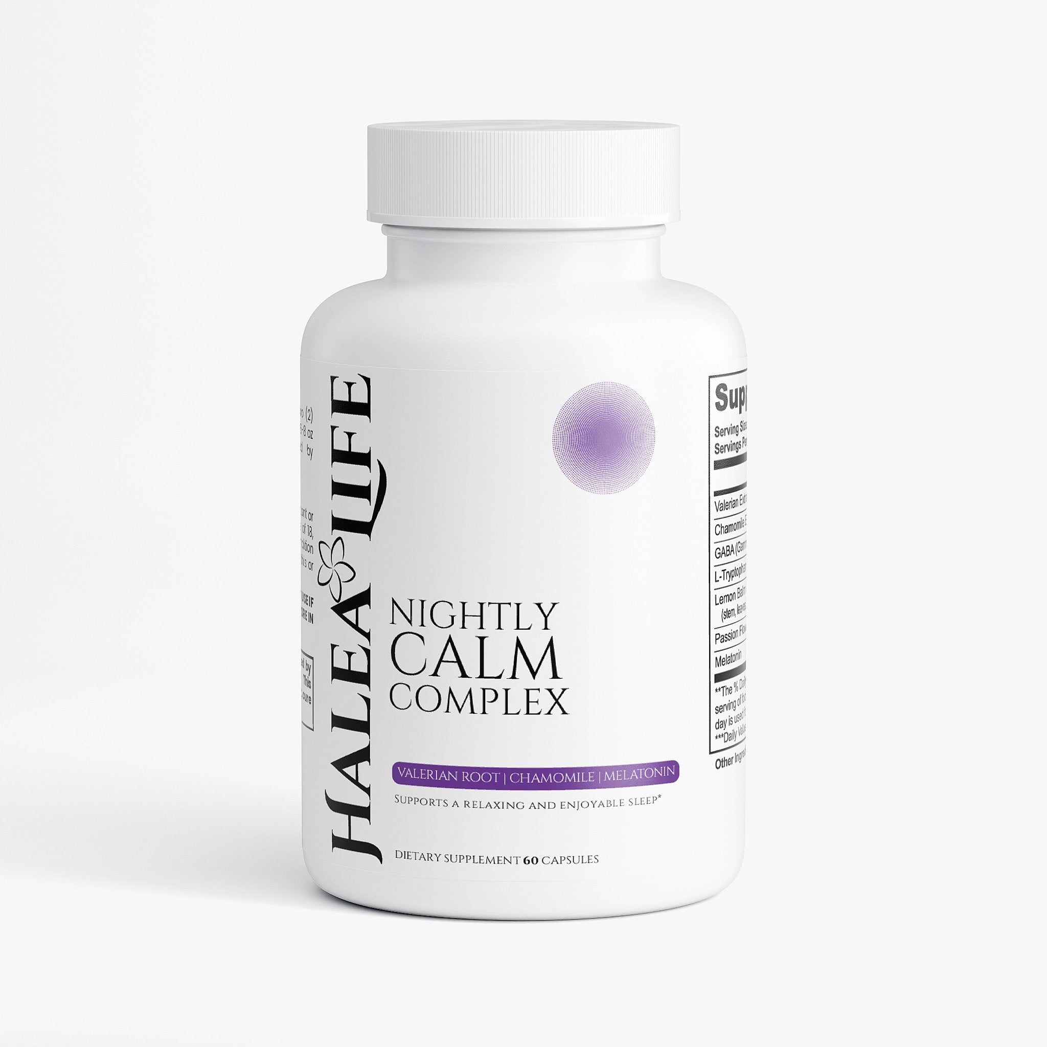 Sleep Support Capsules | Valerian, Chamomile, GABA & Melatonin