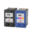 U.S. Remanufactured for HP 21XL Black / HP 22XL Color Combo Pack Ink Cartridges