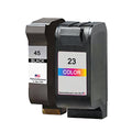 U.S. Remanufactured for HP 45 Black / 23 Color Combo Pack Ink Cartridges