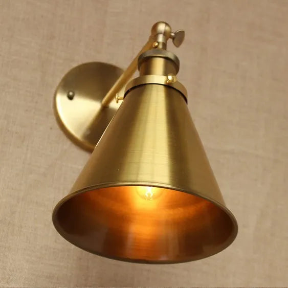 DecorBites™ Industrial Vintage Brass Loft Wall Sconce Retro Edison Light Fixture