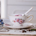 DecorBites™ Elegant Ceramic Tea Cup Set 200ml British Porcelain Coffee Cup