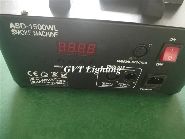 DecorBites™ 1500W RGB LED Fog Machine with Wireless DMX Control