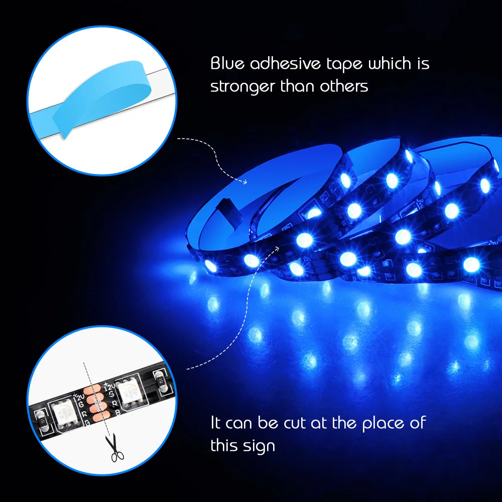 12V RGB LED Strip for PC Case | Motherboard Sync Lighting