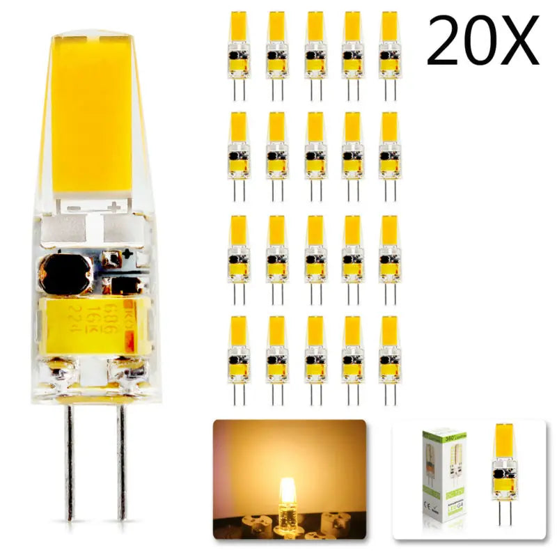 DecorBites™ Dimmable G4 LED Bulb 3W 12V 220V SMD Replace Halogen Light