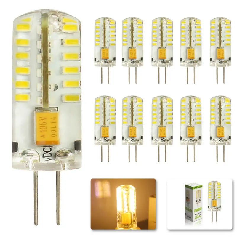 DecorBites™ G4 LED Spot Light Bulb 4W - Crystal Lighting Lamp Spotlight - 10Pcs