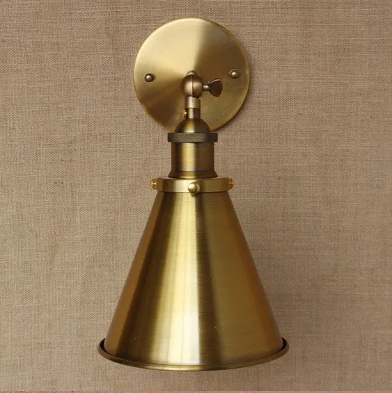DecorBites™ Industrial Vintage Brass Loft Wall Sconce Retro Edison Light Fixture