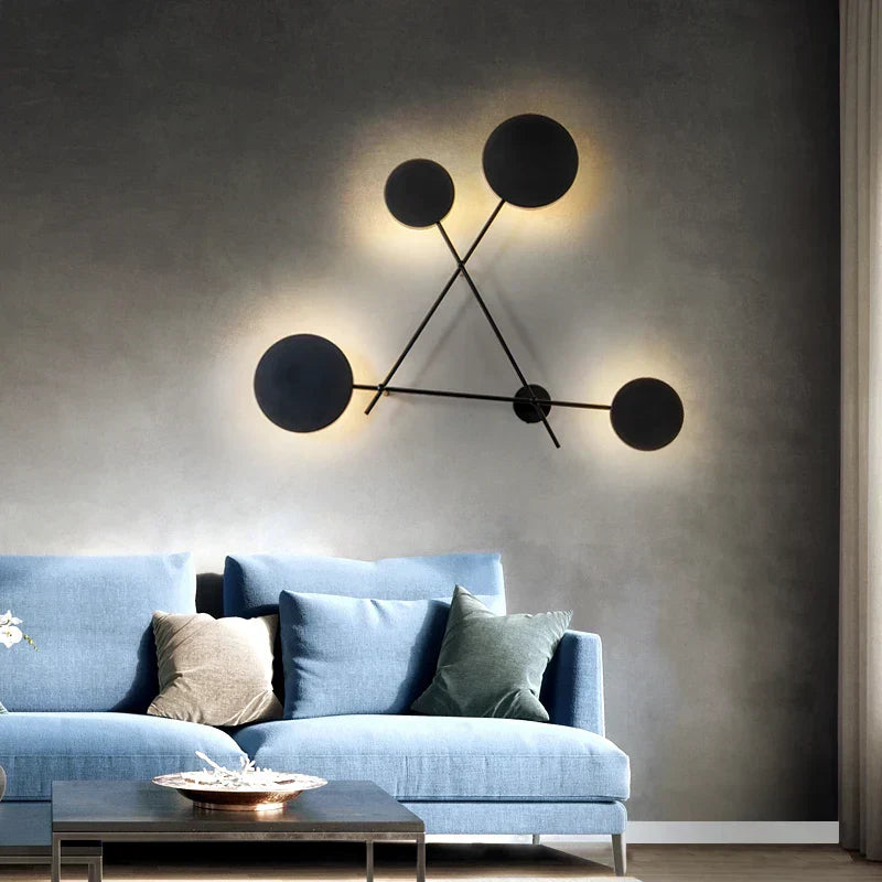 DecorBites™ Adjustable Rotating LED Wall Sconce with Switch, Modern Stair Hallway Fixture