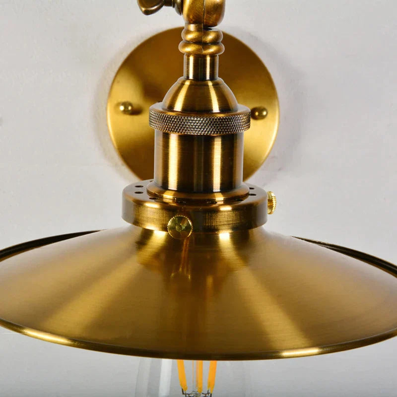 DecorBites™ Adjustable Long Arm Wall Light - Flexible Gold Lamp for Modern Spaces