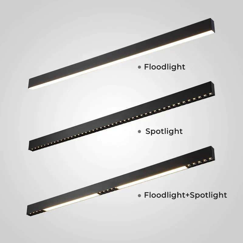 DecorBites™ LED Linear Grille Light: Modern Surface Mount Ceiling Lighting for Home, 110V/220V