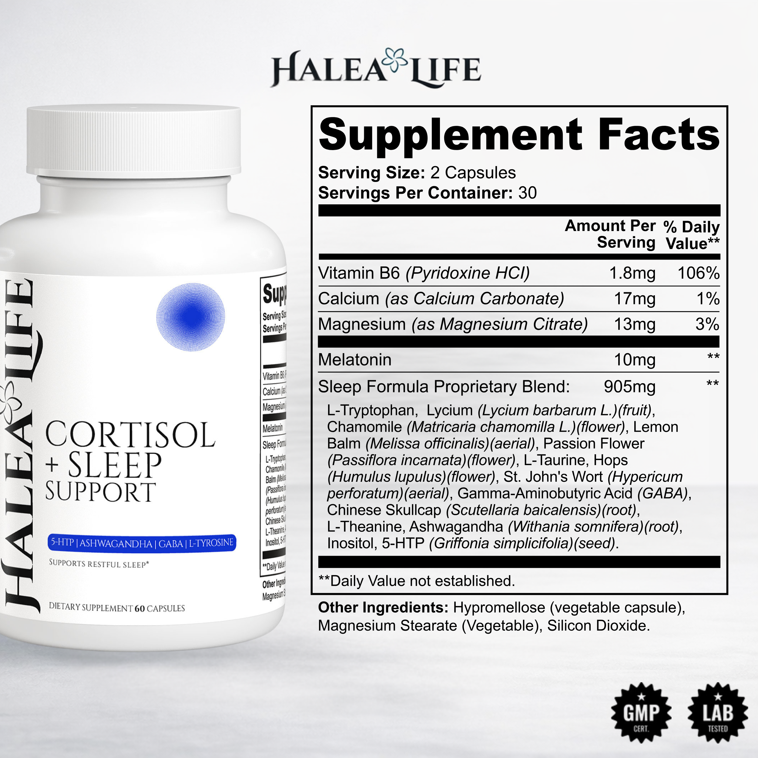 Cortisol + Sleep Support Capsules