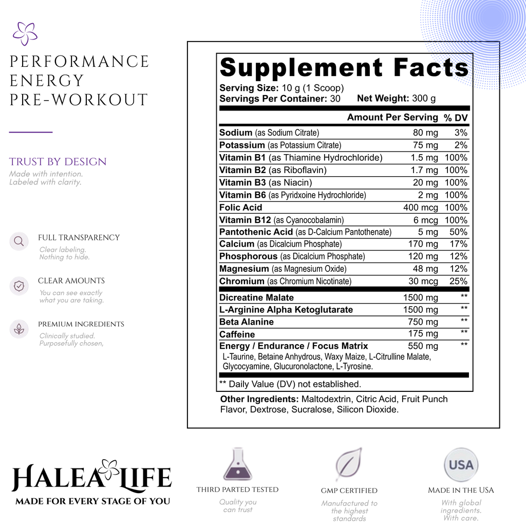 Performance Energy Pre-Workout