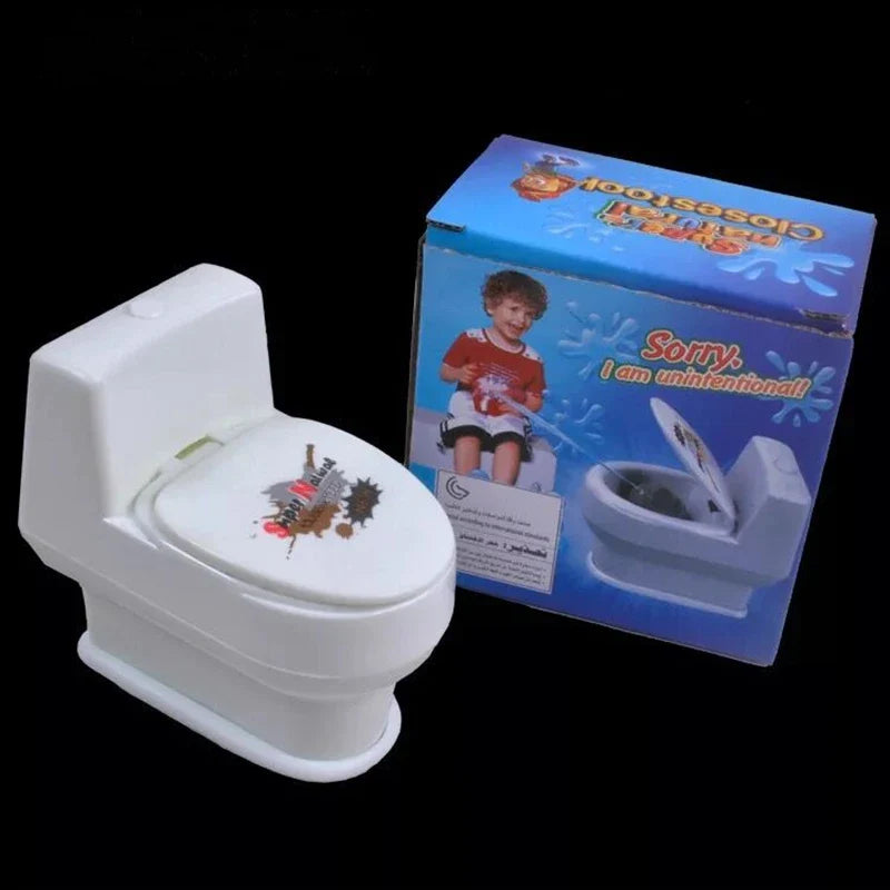 Mini Prank Squirt Spray Toilet | Funny Gag Toy for April Fools