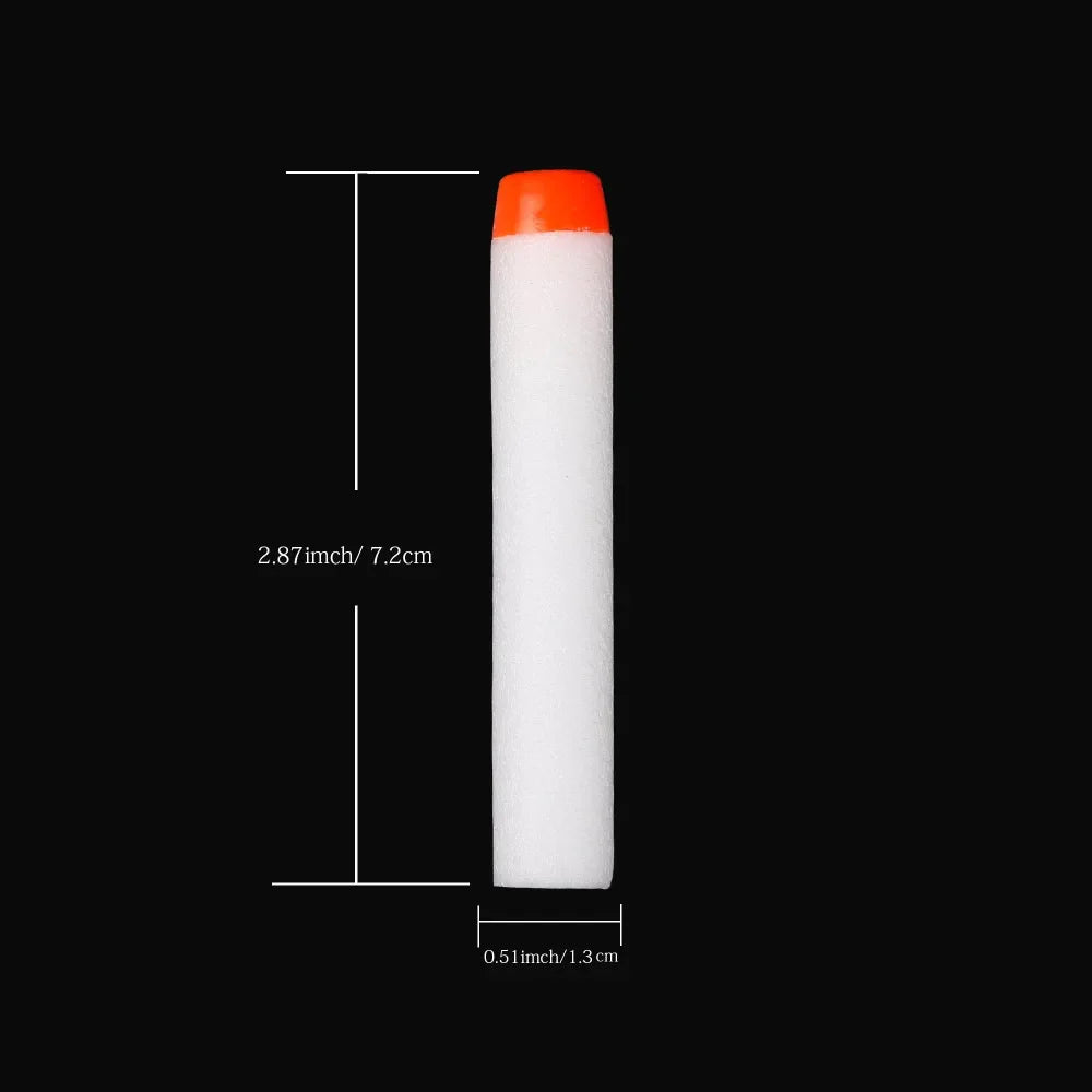 Glow in the Dark Darts 40-Pack | Fluorescent EVA Soft Bullets for Nerf Blasters