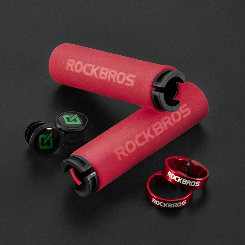ROCKBROS Cycling Grips: Boost Ride Comfort & Control!
