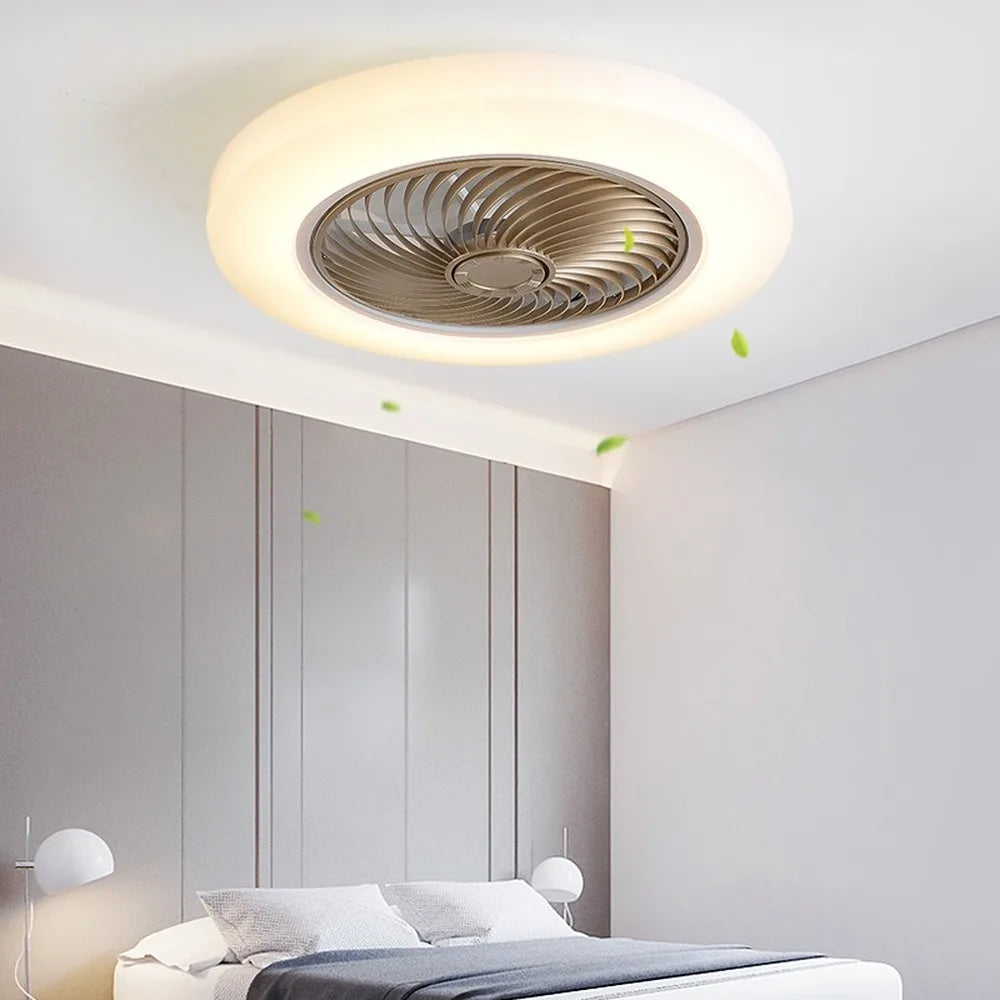 DecorBites™ 52cm Smart Ceiling Fan with Remote Control and Invisible Retractable Blades
