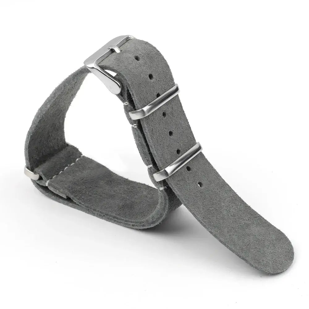 Samsung Galaxy Watch Suede Leather Strap - Soft and Stylish