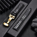 Ticwatch Crocodile Pattern Leather Band - Rugged and Durable