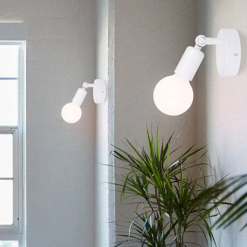 DecorBites™ Adjustable Angle Bedside Wall Lamp Holder for Modern Indoor Sconces