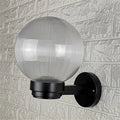 DecorBites™ Globe Shade Wall Lantern for Entryway Porch Patio, E27 Base Socket
