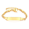 Kids Adjustable ID Bracelet | Custom Name Anti-Lost Stainless Steel Jewelry for Children