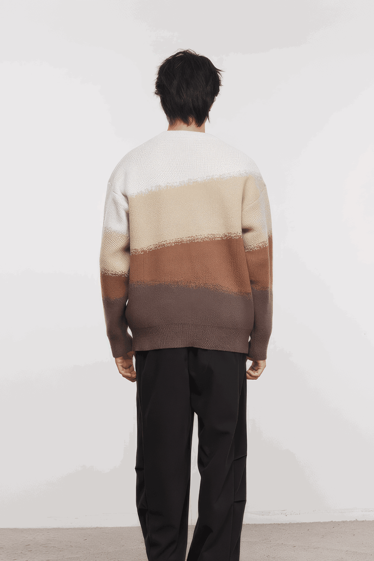 Heavy Knit Colorblock Sweater