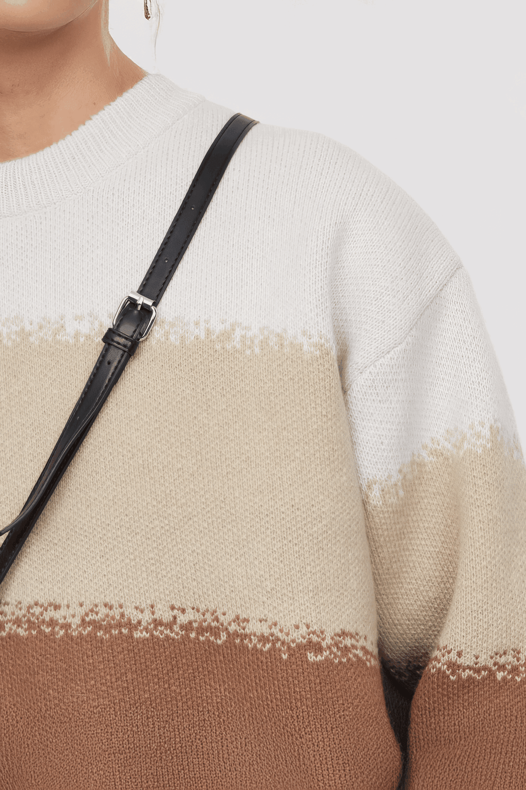 Heavy Knit Colorblock Sweater