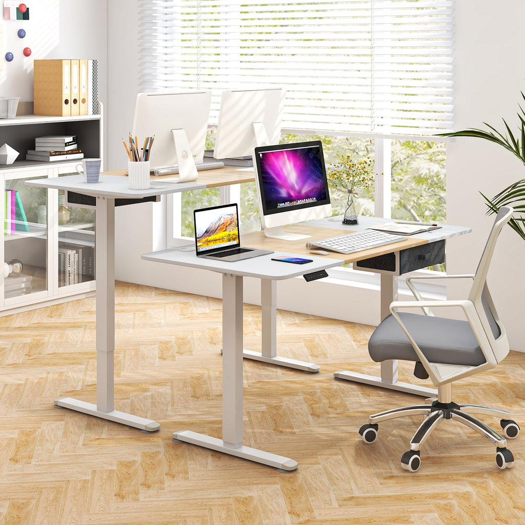 Height Adjustable Electric Standing Desk with USB Charging Port