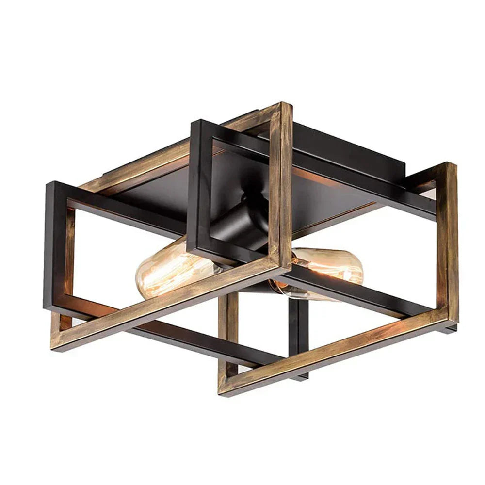 DecorBites™ Industrial Vintage LED Ceiling Light Fixture for Home Kitchen Bar