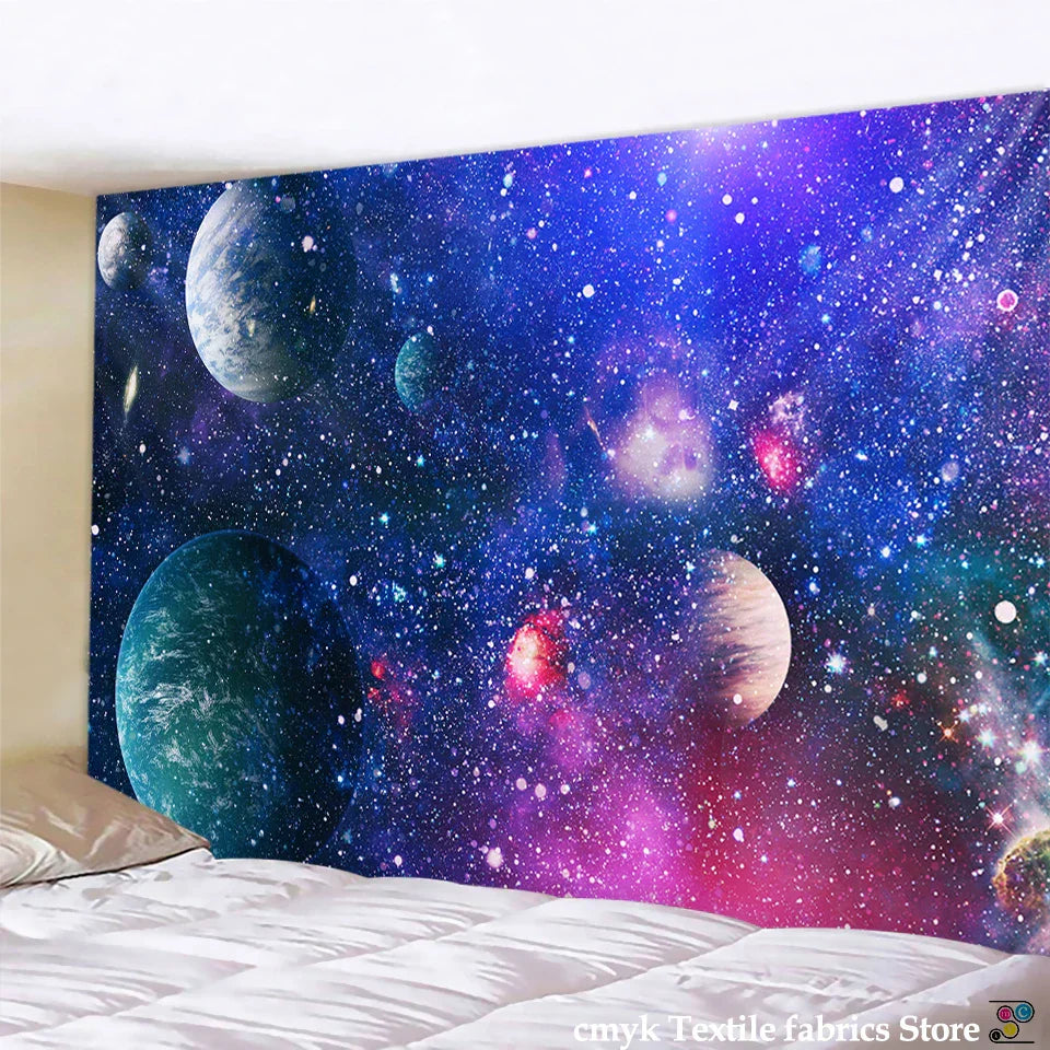 DecorBites™ Galaxy Tapestry: Psychedelic Hippie Home Decor & Wall Hanging