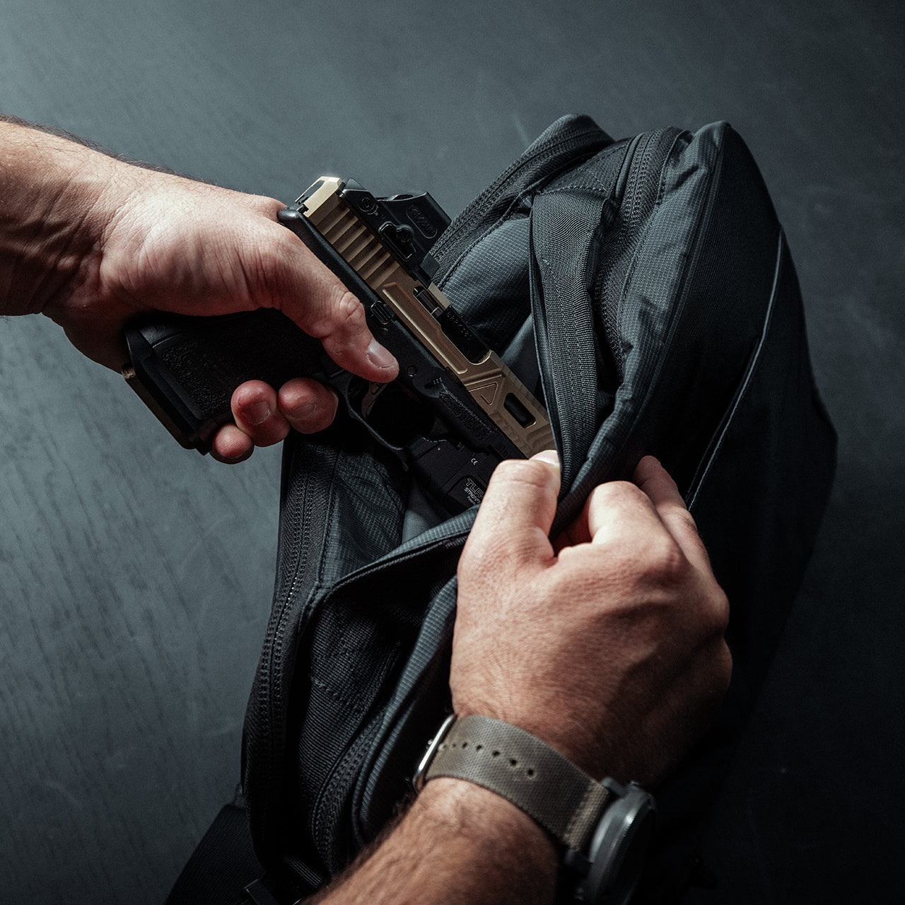 Eberlestock Fade Brief | Laptop Sleeve & Hidden CCW Pocket