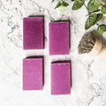 Patchouli Raspberry Soap Bar 4.5oz Exfoliating Sea Salt Natural Fragrance