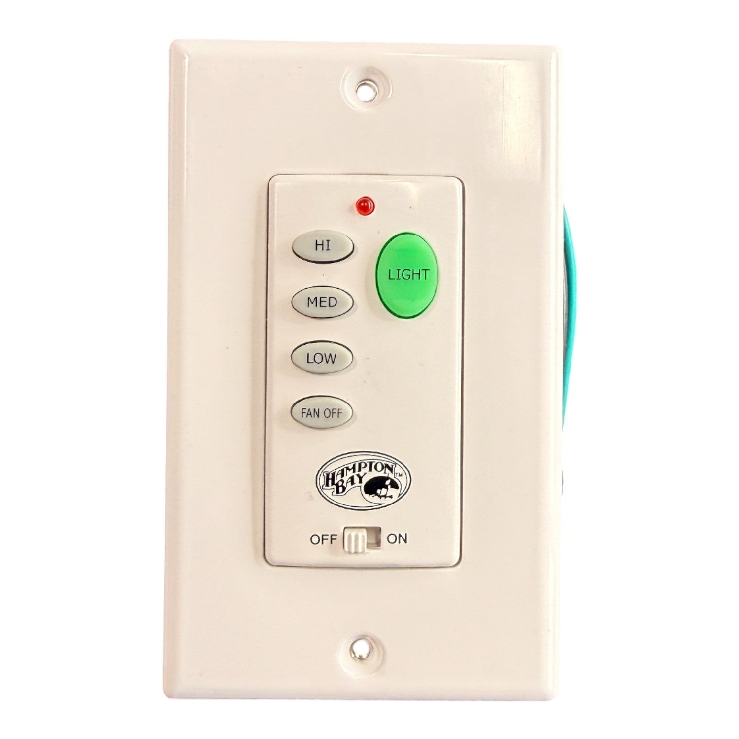 Substitute for Hampton Bay Universal 3-Speed Wall Plate Remote control Ceiling fan Kit | UC9050H Remote | UC7067RYAI Receiver - 1000408143 [UC9051T-WIRED/UC7067FMRX]