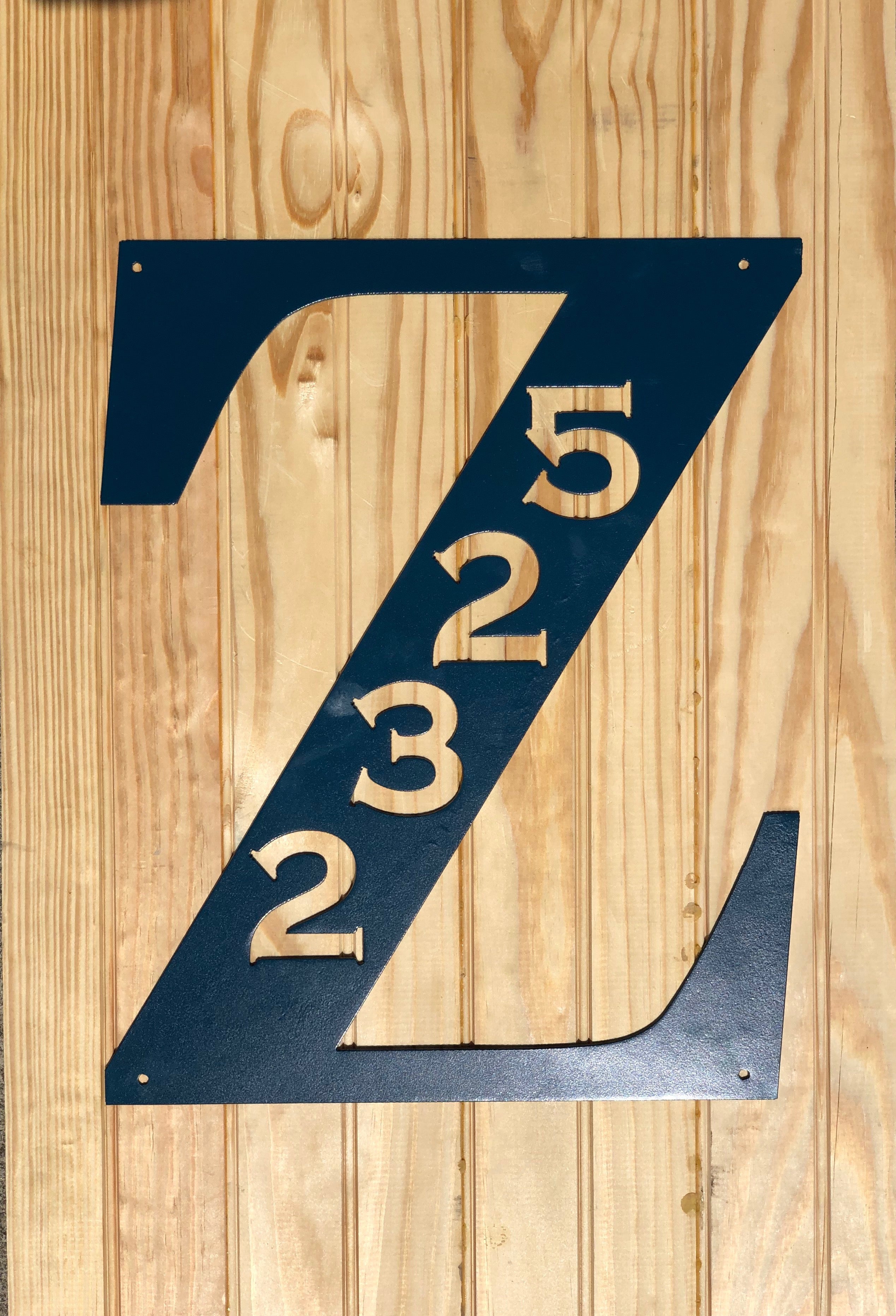 Personalized Metal Address Sign, Last Name Letter Address Sign, Custom Last Name Address Plaque, Metal Letter Sign Front Porch, Outdoor Sign