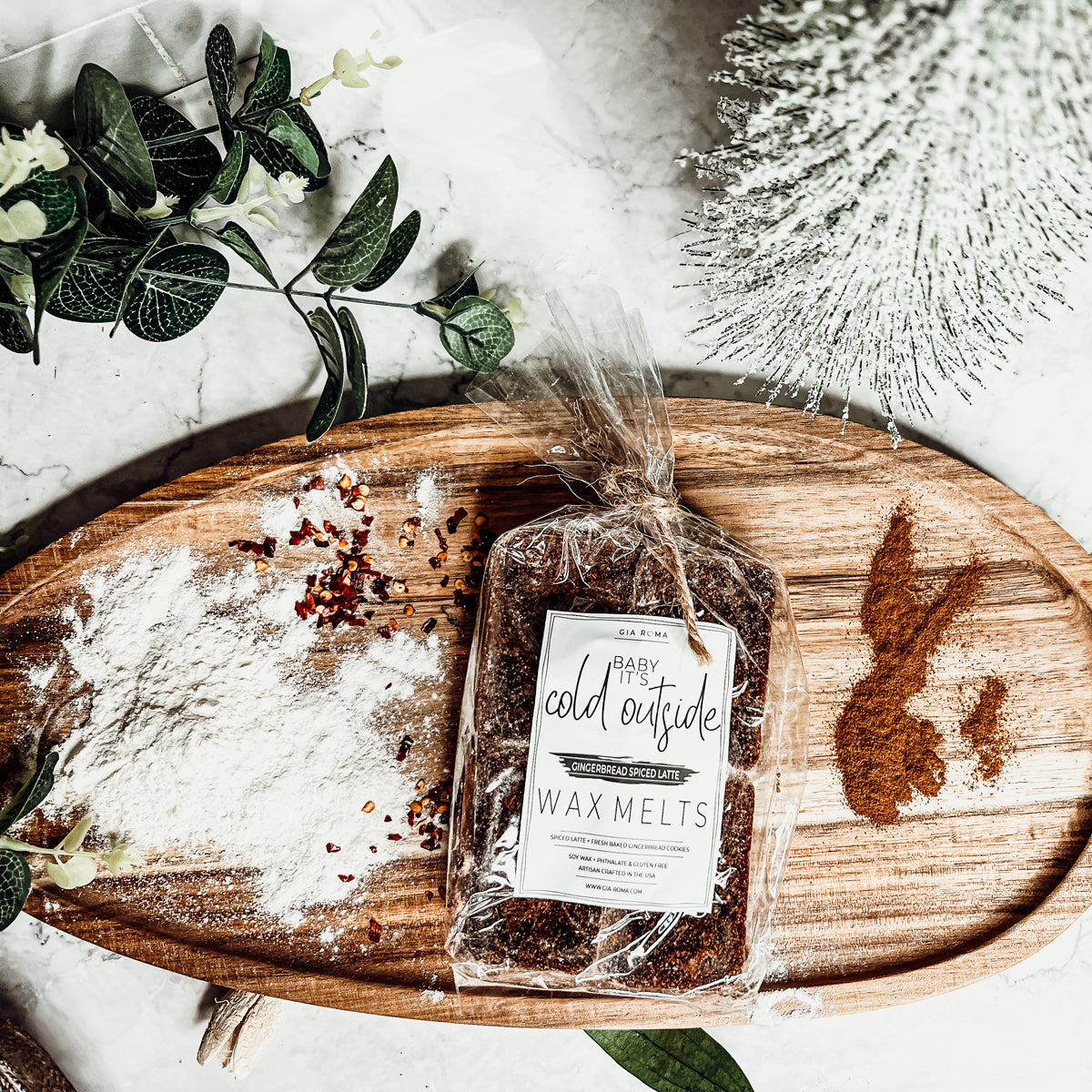 Gingerbread Spiced Latte XL Wax Melts - Warm Gingerbread Latte Scent