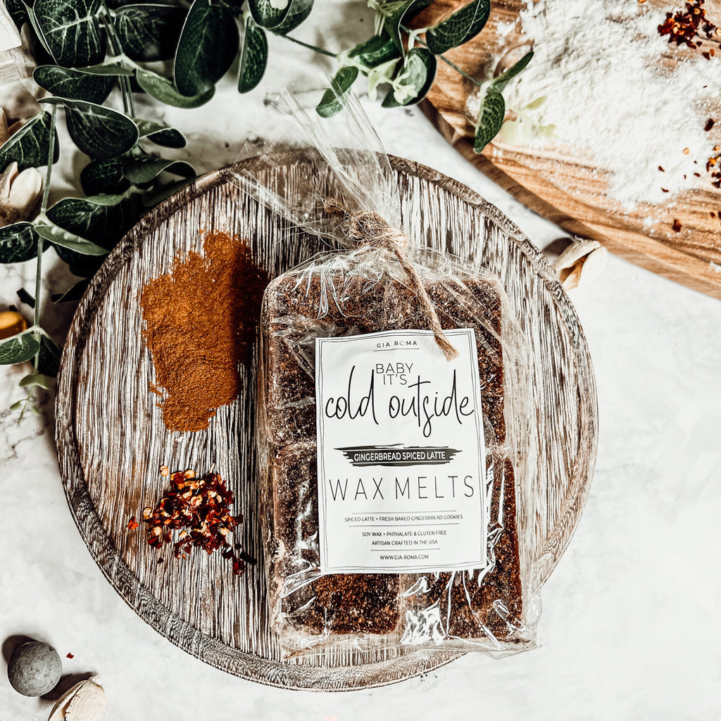 Gingerbread Spiced Latte XL Wax Melts - Warm Gingerbread Latte Scent