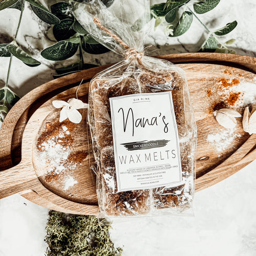 Snickerdoodle XL Wax Melts - 4 Large Cinnamon Sugar and Nutmeg Cubes
