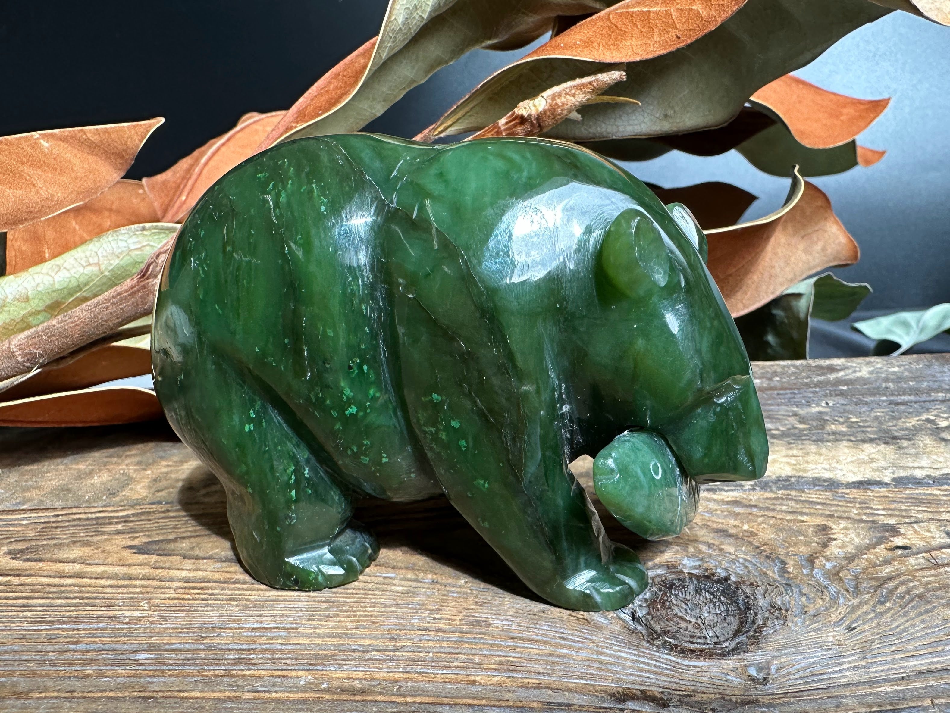 Bear Special with Jade Fish, 4"